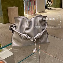 Sample sell 預購 新款燙金LOGO 迷你款 珍珠灰色 全新正品 Loewe 雲朵包 福袋包 A411FC2X73 Mini Flamenco