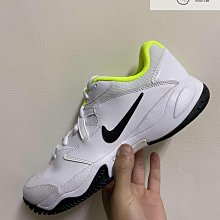 【Runner潮鞋鋪】NIKE COURT LITE 2 白黑 螢光 網球鞋 運動 皮革 耐磨 男款 AR8836-107