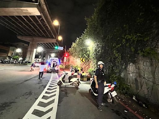 男攀台北橋下堤防 「不明原因」3樓高墜落頭部重創亡