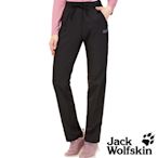 Jack wolfskin飛狼 女 鬆緊設計涼感休閒長褲 登山褲『黑』
