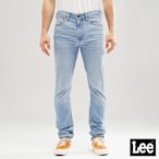 Lee 男款 涼感 705 中腰標準小直筒牛仔褲 淺藍洗水