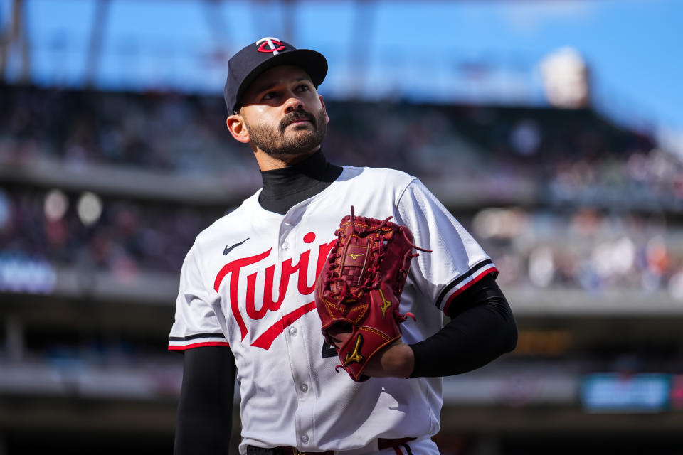 Pablo Lopez屬慢熱型投手，因此季初的迷航球迷不用太緊張。(Photo by Brace Hemmelgarn/Minnesota Twins/Getty Images)