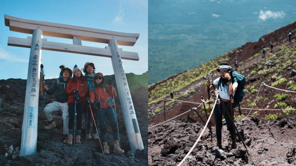 ▲日本富士山登山路線—富士宮路線。
  （圖／liuuu1230, Instagram)