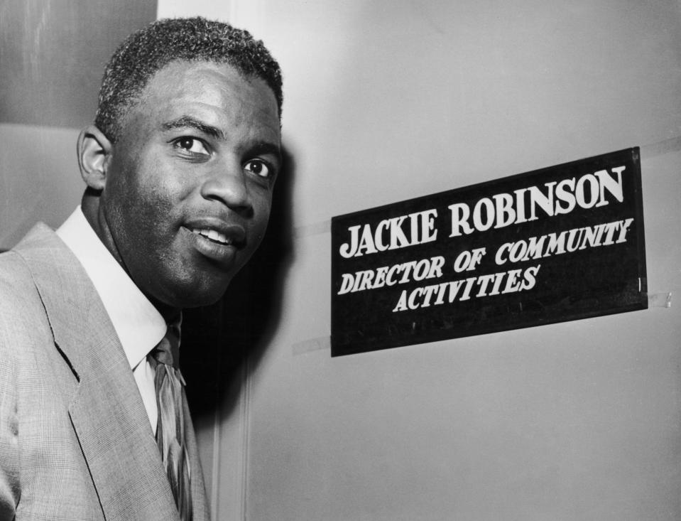 Jackie Robinson。(Photo by Keystone/Archive Photos/Getty Images)