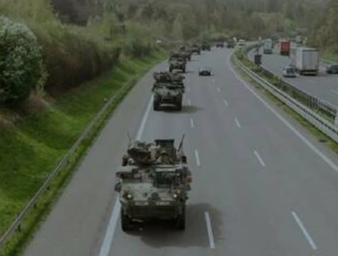 北約正在考慮派遣教官前往烏克蘭訓練 AFU 坦克。   圖 : 翻攝自X / NEXTA