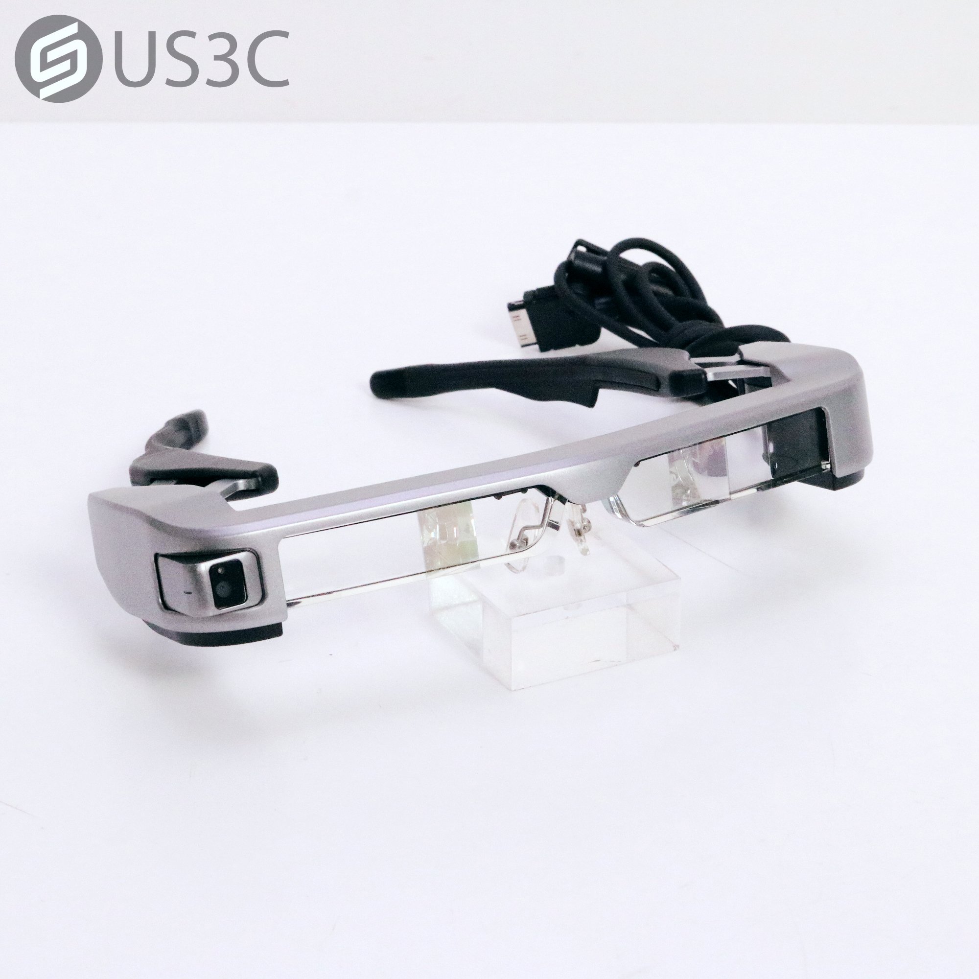 【US3C-青海店】愛普生 EPSON Moverio BT-350 AR智慧眼鏡 Si-OLED雙眼穿透式 二手智慧穿戴裝置