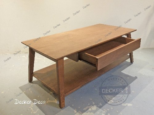 【Decker • 德克爾家飾】Nordic設計家具 北歐家具 簡約設計 純粹木頭 北歐抽屜茶几