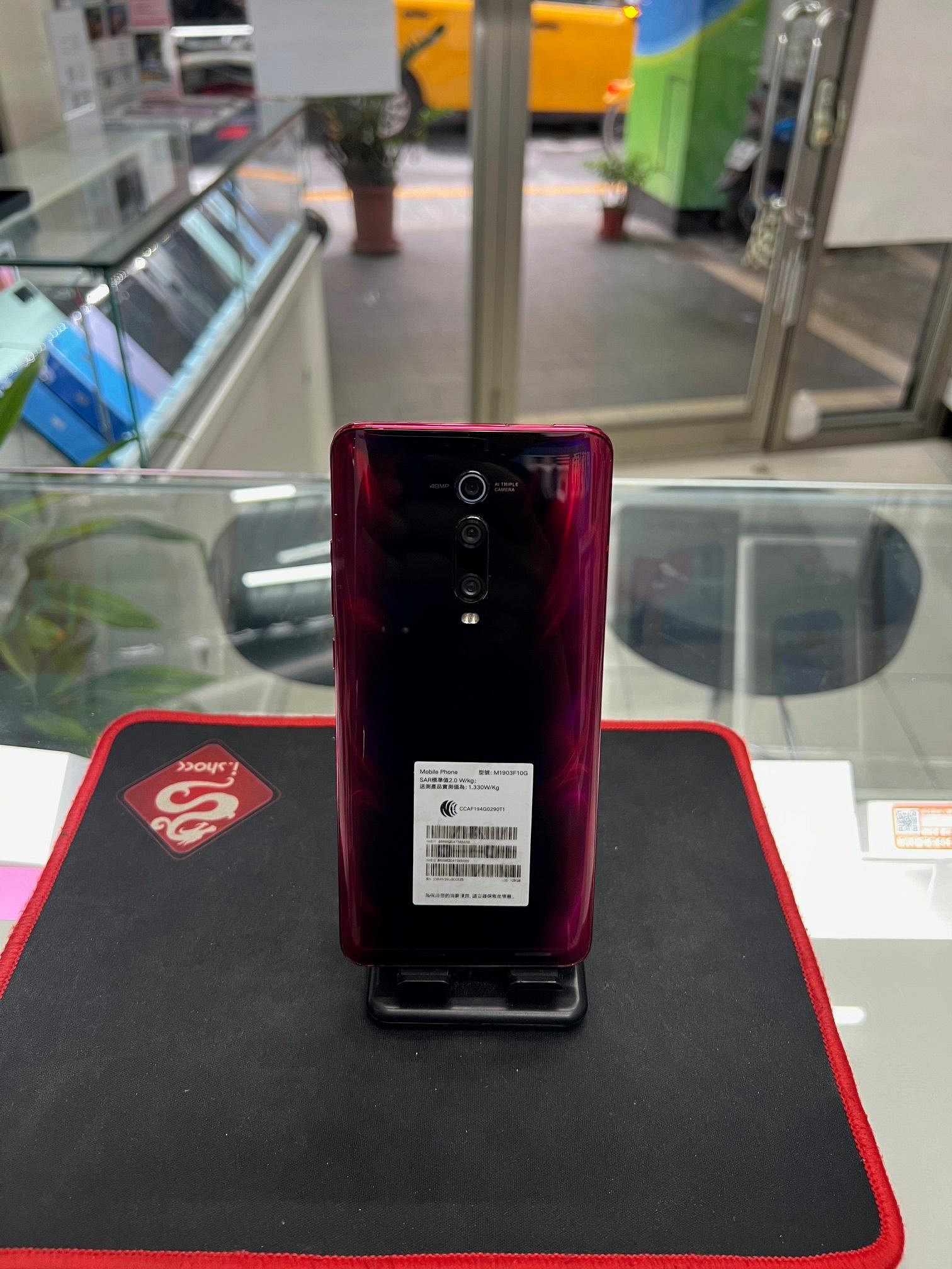 二手精品 小米9T 4G版手機 6/128GB 紅色 9成新 無盒裝有附正廠配件 附贈保護貼及空壓殼