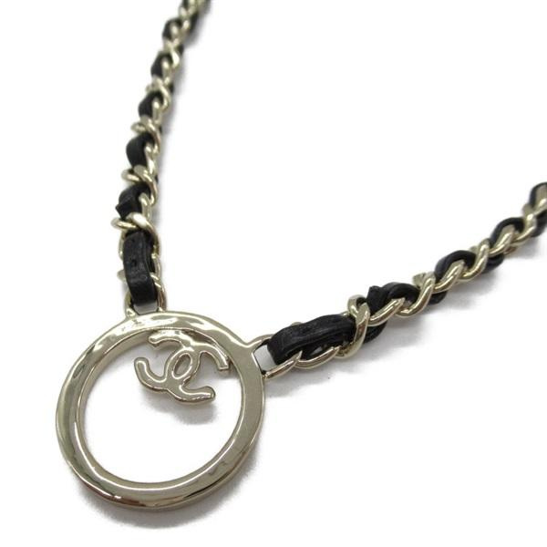 CHANEL 香奈兒 ABC576B  Necklace 項鏈 金屬 羊皮 日本現貨 包郵包稅 9.5成新【BRAND OFF】