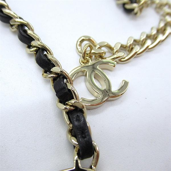 CHANEL 香奈兒 ABC576B  Necklace 項鏈 金屬 羊皮 日本現貨 包郵包稅 9.5成新【BRAND OFF】