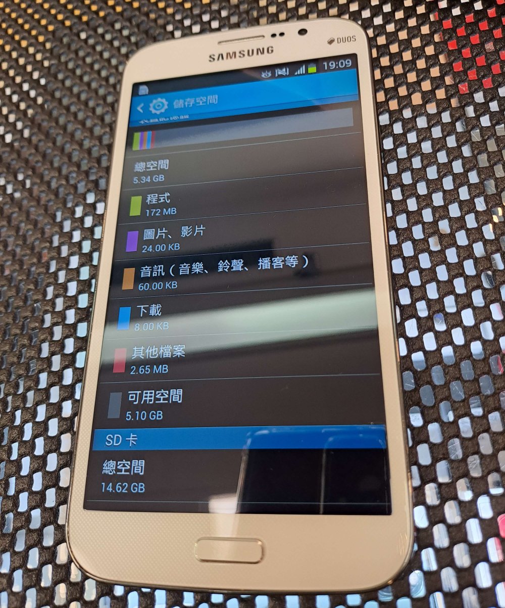 奇機通訊(巨蛋店)二手機優惠 三星 SAMSUNG GALAXY MEGA 5.8 i9152 白色