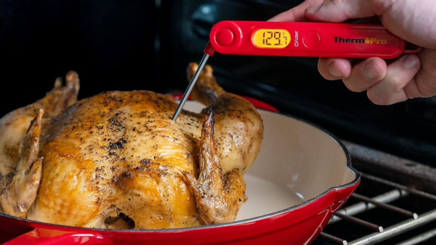 This digital kitchen thermometer is chef-approved, and it's on sale for $10