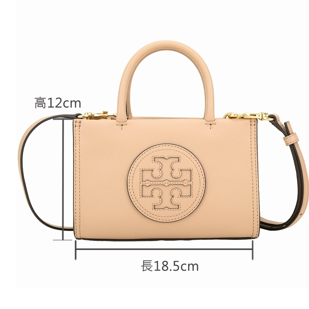 TORY BURCH Ella Bio 迷你款 雙T浮雕皮革托特包(3色) product image 7