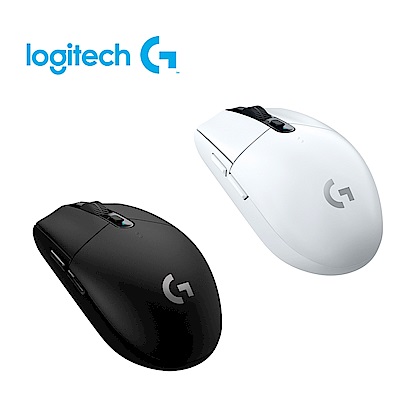 羅技 logitech G G304無線電競滑鼠-黑/白