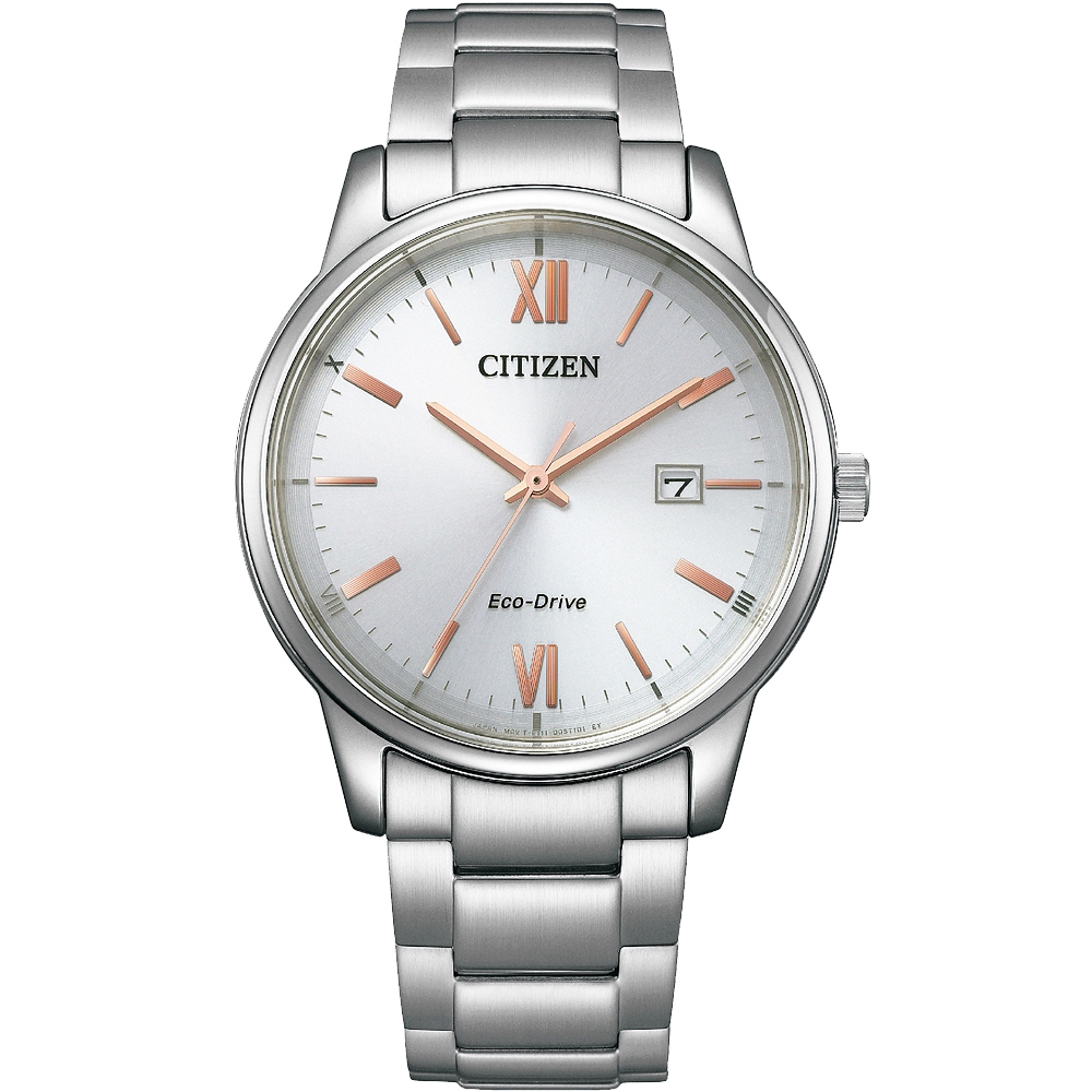 CITIZEN 星辰 光動能情侶手錶 對錶 送禮推薦-銀 BM6978-77A+EW2318-73A product image 3