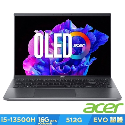 Acer 宏碁 Swift Go SFG16-71-55WZ 16吋OLED輕薄筆電(i5