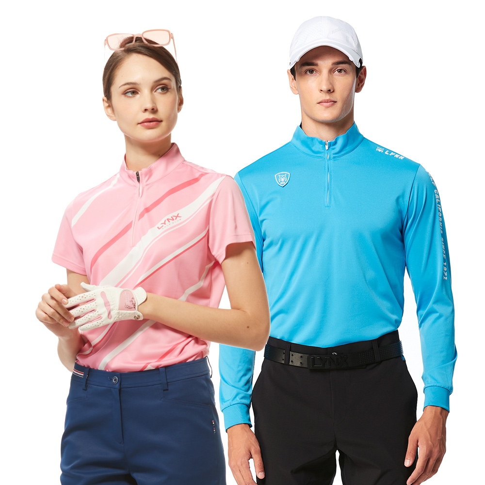 【Lynx Golf】618獨家限定!男女PUFY親膚吸濕速乾長短polo衫/高爾夫球衫(多款任選) product image 2