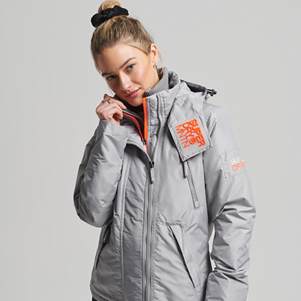 SUPERDRY 女裝 長袖 防風防潑水外套 MOUNTAIN WINDCHEATER 灰 product image 3