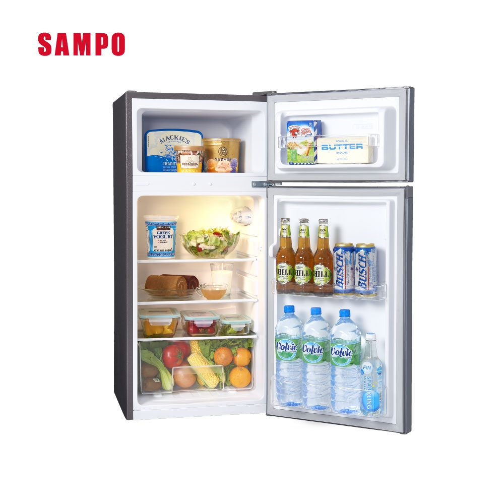 SAMPO聲寶118L 1級效能雙門電冰箱SR-C12G 含基本安裝+舊機回收 product image 4