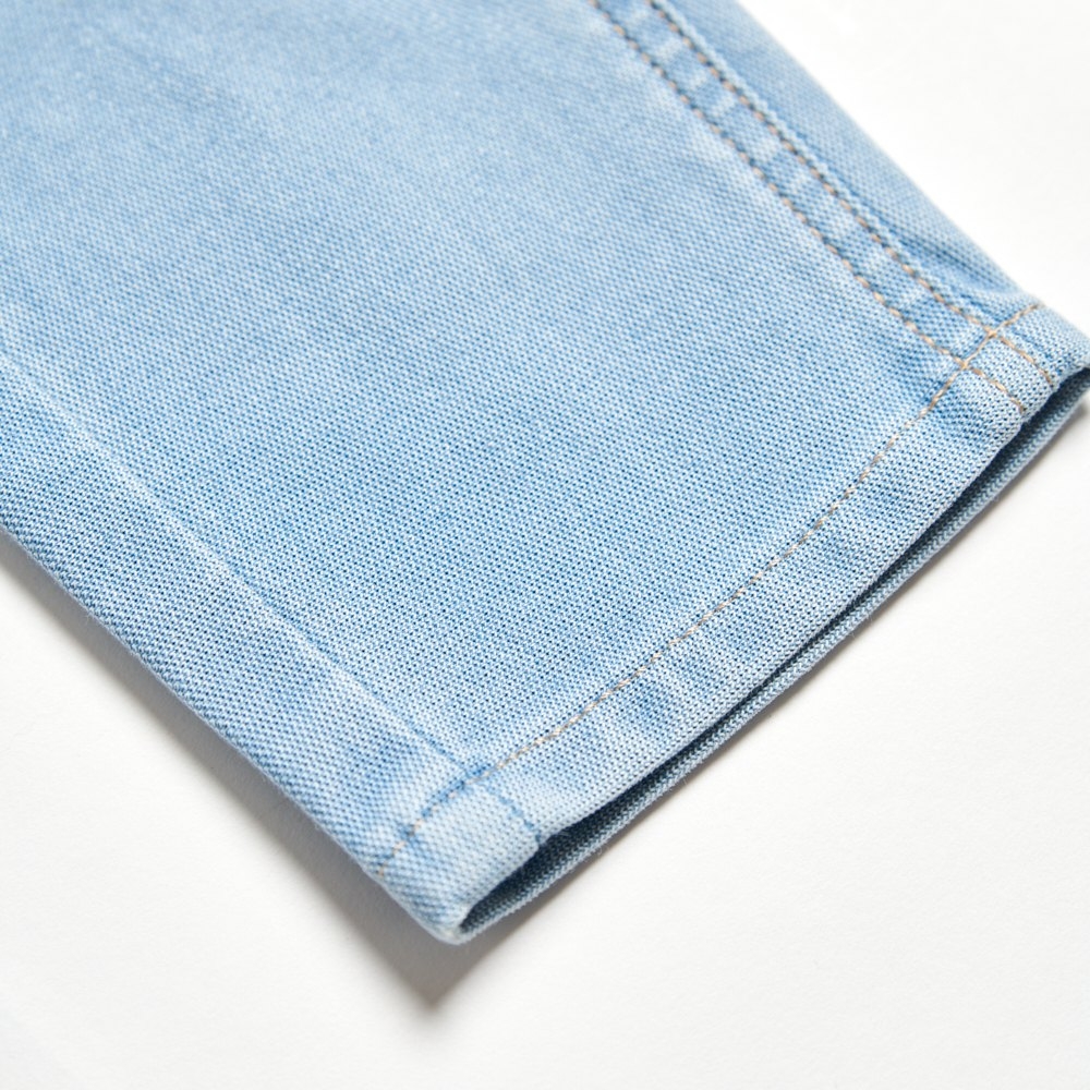 EDWIN JERSEYS 迦績 冰河玉永久涼感窄管直筒牛仔褲-女-漂淺藍 product image 8
