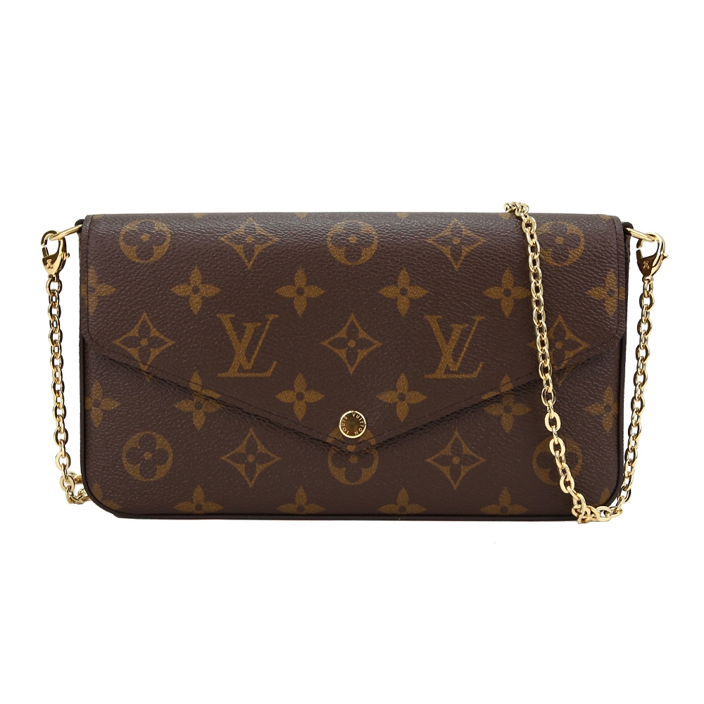 Louis Vuitton LV 路易威登 M61276 Felicie經典帆布鍊帶WOC三合一斜背包(桃紅色) product image 6