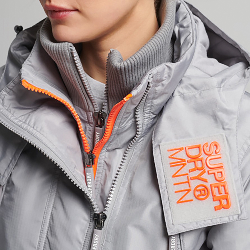 SUPERDRY 女裝 長袖 防風防潑水外套 MOUNTAIN WINDCHEATER 灰 product image 5