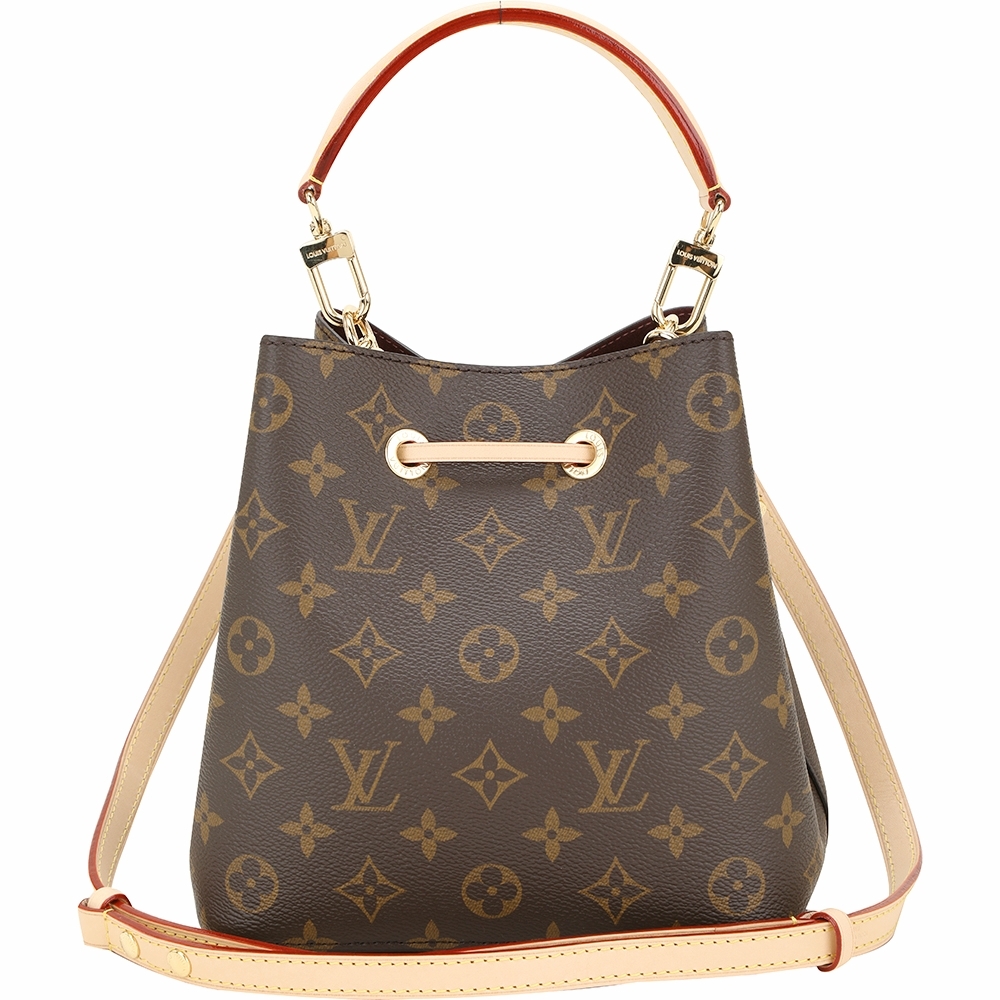 Louis Vuitton LV路易威登 M46581 NeoNoe BB 老花帆布手提/肩背束口水桶包(咖啡色) product image 9