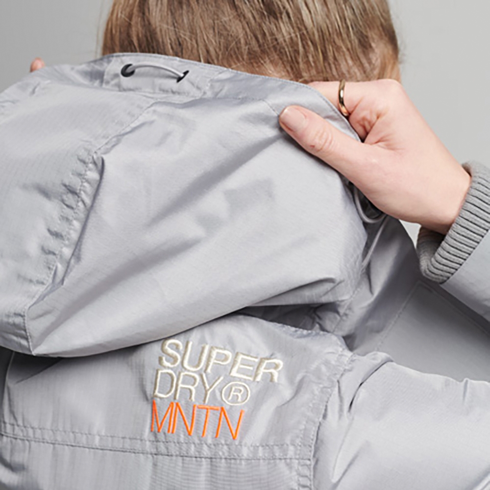 SUPERDRY 女裝 長袖 防風防潑水外套 MOUNTAIN WINDCHEATER 灰 product image 8