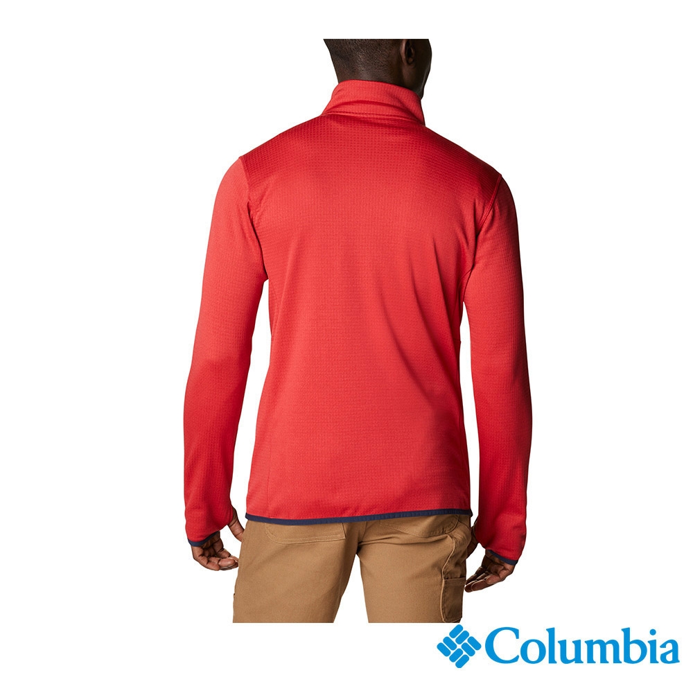Columbia 哥倫比亞 男款 - Omni-Wick快排刷毛立領外套-橘紅 UAE22050AH / FW22 product image 6