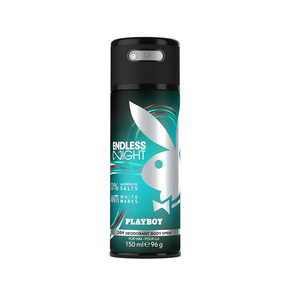 PLAYBOY 不羈夜經典男性體香噴霧 150ml