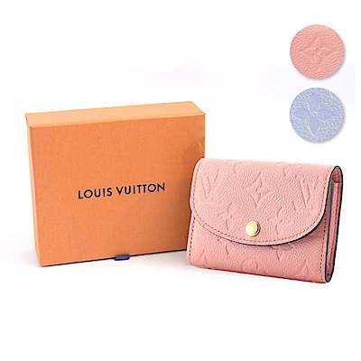 Louis Vuitton ROSALIE 皮革釦式短夾零錢包(2色)