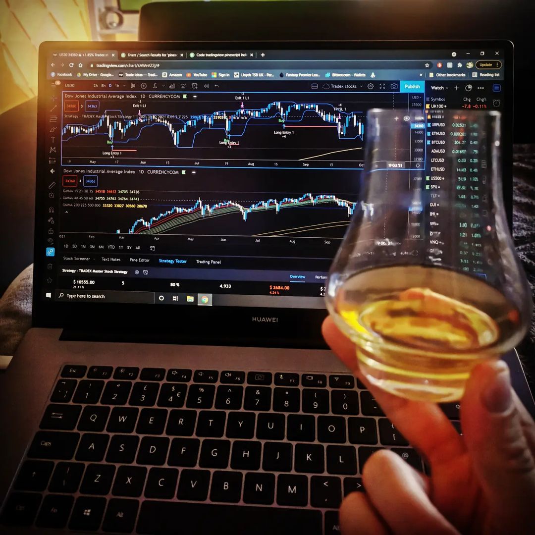 TradingView Chart sur @ashtunley Instagram