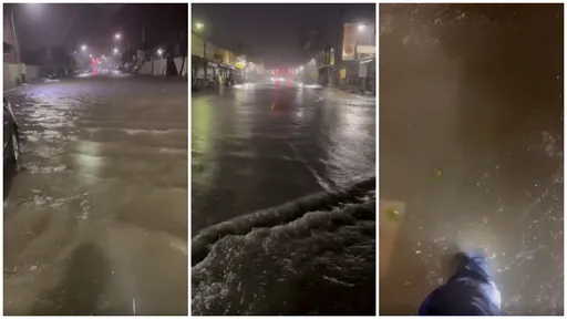 超大豪雨狂炸高雄「淹水最高到膝蓋」　民眾驚慌：整夜不敢闔眼