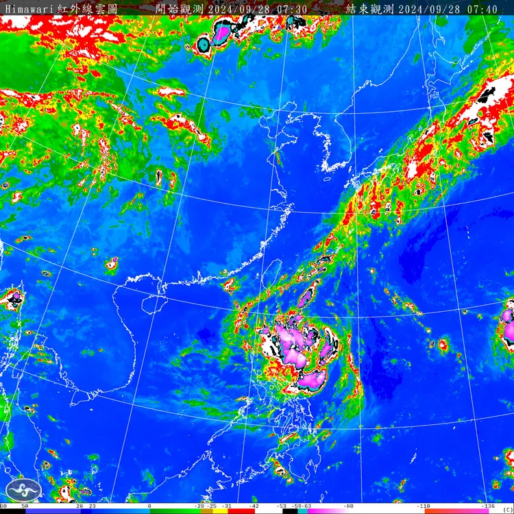 台灣東南方一個熱帶性低氣壓（TD22）最快將於今（28）日增強為今年第18號颱風「山陀兒」。中央氣象署