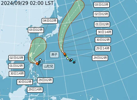 08:30发海警！台风山陀儿「今恐增强中台」　最快深夜陆警