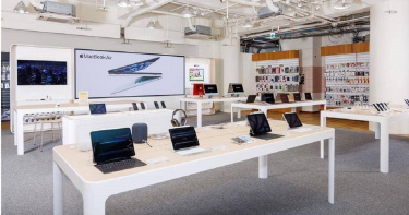 燦坤內湖旗艦店13日啟動全台������規格Apple Shop 3.0。（圖／燦坤提供）