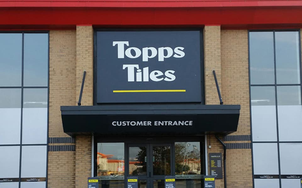 Topps Tiles sales fall again but market beginning to stabilise, says retailer