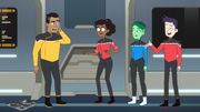 Lower Decks main cast, Second Contact