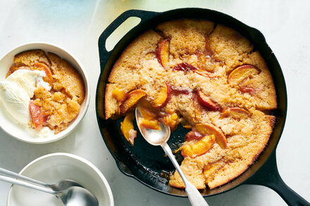 Image for Easy Buttermilk Peach Cobbler