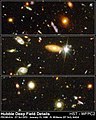 HDF extracts showing many galaxies