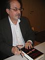 Salman Rushdie in Warsaw (Poland), October 03, 2006