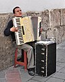 Accordion player, Quito