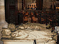 Tomb of Clovis II (foreground) and Charles Martel