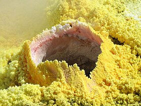 Sulfurous fumaroles, Vulcano, Italy