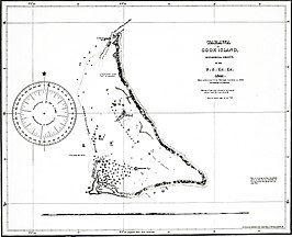 Map of Tarawa atoll, 1873