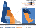 Yukon general election 1982 - Winning party vote by riding