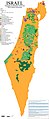 Israel- geographical distribution of the main ethno-cultural communities