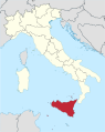 Map of Sicily