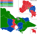 Victoria state election 2014 - Winning Party By Division