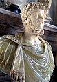 Alabaster bust of Roman Emperor Septimius Severus